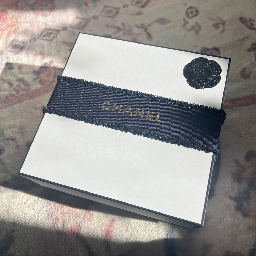 BRAND NEW Empty Chanel Gift Box with Holiday Wrapping